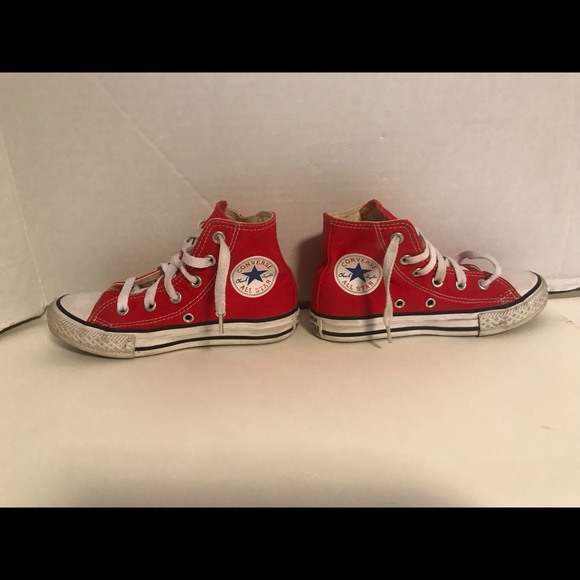 kids red chuck taylors